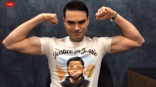 Ben Shapiro Flexing His Muscles in Spanish