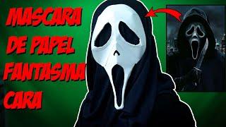 Máscara de FANTASMA para Halloween || Cómo hacer una máscara de Halloween