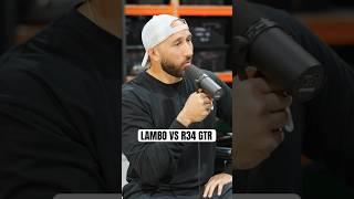 Racing a Lambo Vs GTR  #shorts