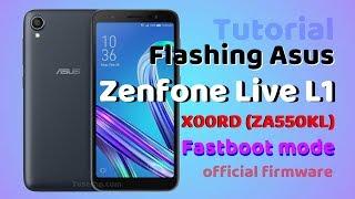 Cara Flashing Asus Zenfone Live L1 X00RD Fastboot Mode