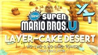 Cemu 60fps | New Super Mario Bros U Wii U - World 2-1, 2-2, 2-3, 2-Tower