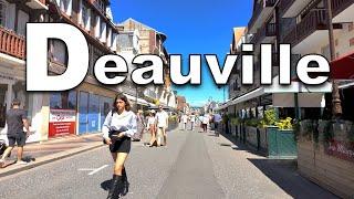 Deauville, France - The most popular, elegant small town in France - Deauville 4K  UHD | 4K HDR walk