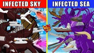 Infected Sky vs Infected Sea | Infected Monster Animation