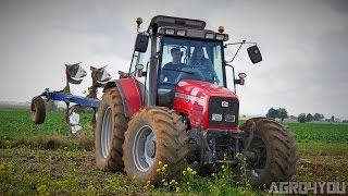 Zimowa Orka [GoPro4] Massey Ferguson 6290 & Overum 4 Skiby Świętokrzyskie Ploughing