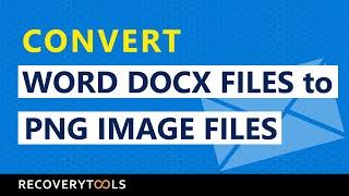 Convert Word DOCX to PNG | Change DOC to Image