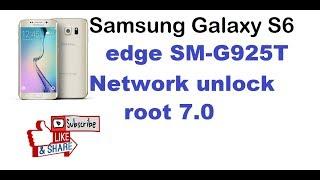 sm-g925t Network unlock and root(7.0) free || Mobile software