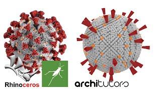 making a coronavirus model | grasshopper tutorial | architutors
