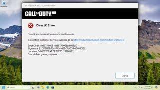 How to Fix COD Warzone DirectX Unrecoverable Error on PC [Guide]