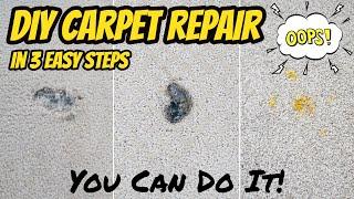 DIY Carpet Repair in 3 Easy Steps