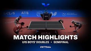 David Bjorkryd / E. Sjogren vs  S. Arpas/ A. Kekilliolu | WTT Youth Star Contender Tunis | U15BD 1/2