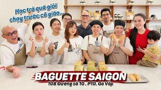 Học viên đời đầu của Baguette Saigon ra mở lò bánh mì "mở" phục vụ bà con tại Gò Vấp ! Vui quá ạ...