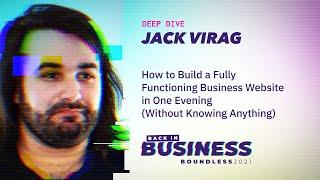 How to Build a Fully Functioning Business Website in One Evening | BOUNDLESS 2021