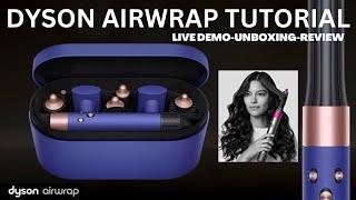 DYSON AIRWRAP TUTORIAL BY EXPERT️COMPLETE INFORMATION IN 5 MIN WITH LIVE DEMO️HINDI