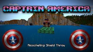 Captain America with Commands! (Minecraft Bedrock Tutorial)