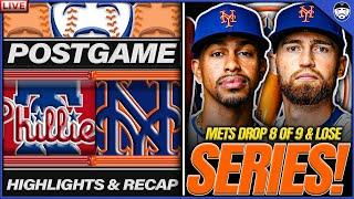 Mets LOSE Series & DROP 8 of 9 Last Games! | Mets vs Phillies | Reaction & Recap | 6/22/2025