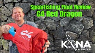 C4 Red Dragon Float | Spearfishing Float Review | Kona Freedivers