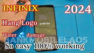 All infinix hang logo & dead | Water damage 