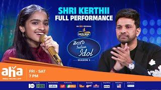 Telugu Indian Idol Season 3 | GV Shri kerthii full performance | Thaman, Karthik,