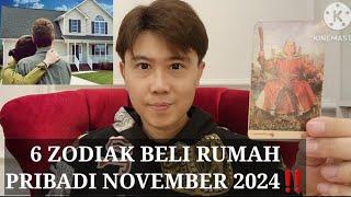 6 ZODIAK AKAN BELI RUMAH PRIBADI BULAN NOVEMBER 2024 ‼️ BAHAGIA BANGET.. !!