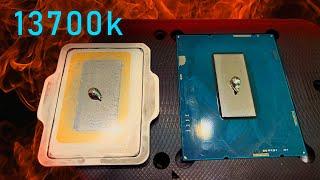 Скальпирование 13700k. Разгон! Стоит ли скальпировать процессор?