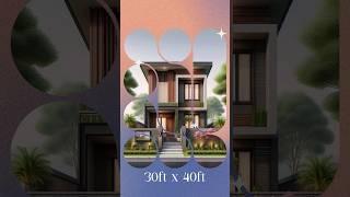 Maximize Your Space: 35x40 Ft Modern Duplex Bungalow Design | Architectural Brilliance