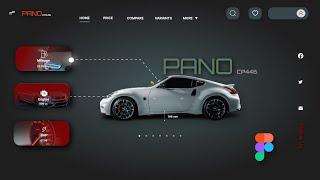 Car Website UI/UX Design Using Figma - Tutorial