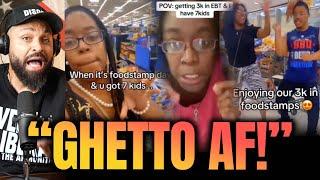 Black Tiktoker Brags About Getting 3k Month in Foodstamps for Her 7 Kids by 7 Different Fathers!