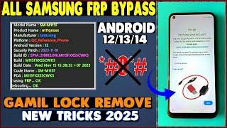 Samsung FRP Bypass 2025 | Samsung Gmail Account Unlock | Android 12/13/14