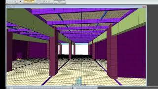 The frame of a multi-span multi-storey building made of monolithic reinforced concrete