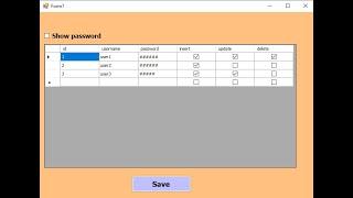 Show and hide password in column datagridview in VB. net