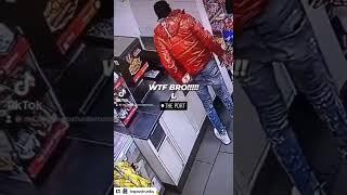 Man Stealing a hot dog