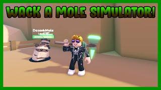 Roblox [Wack A Mole Simulator!] - NEW Grinding Game