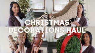 Christmas Decor Haul 2024 | Homegoods, Hobby Lobby, Amazon, Walmart, Target + more