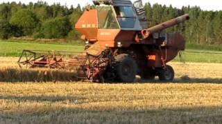 Combine harvester SK-5M Niva. Estonia, 20.08.2015