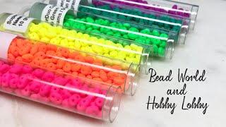 Mega SuperDuo Bead Haul! Hobby Lobby and Bead World Hauls!