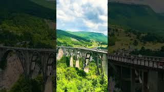 The most beautiful bridge in the Europe. Đurđevića Tara Bridge