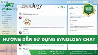 Hướng dẫn sử dụng Synology Chat | Mstar Corp