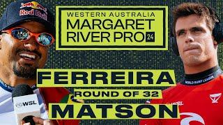 Italo Ferreira vs Kade Matson | Western Australia Margaret River Pro 2024 - Round of 32