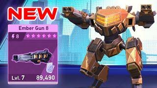 New Ember Gun 8: Shadow's Secret Weapon | Mech Arena Gameplay