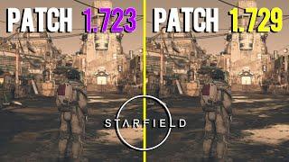 Any Improvements in Performance? | Patch 1.723 vs Patch 1.729 Comparison | Starfield