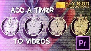 How To Quickly Create A Timer (Stopwatch Or Countdown) In Adobe Premiere Pro CC