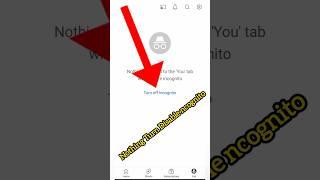 How To Youtube incognito mode Enable to disabled for #Redmi MIUI  #youTube #setting#shorts