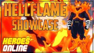 HELLFLAME SHOWCASE | HEROES ONLINE | ROBLOX