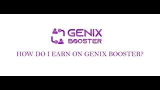 How do I earn on Genix booster?