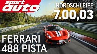 Ferrari 488 Pista 7.00,03 min | Nordschleife HOT LAP Supertest | sport auto