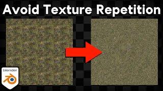 Avoid Texture Repetition on Large Scale Textures (Blender Tutorial)