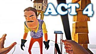 HELLO NEIGHBOR - Act 4 Finale Walkthrough & Ending