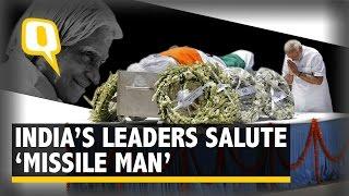 India's Leaders Pay Tribute to the 'Missile Man'