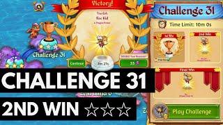 Merge Dragons Challenge 31 • 7m27s On 2nd Win 