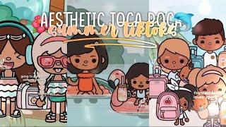 Aesthetic Toca Boca Summer Tiktoks  | house tours, morning routines, holidays and more!